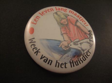 Week van het huisdier 1996 afbeelding konijn